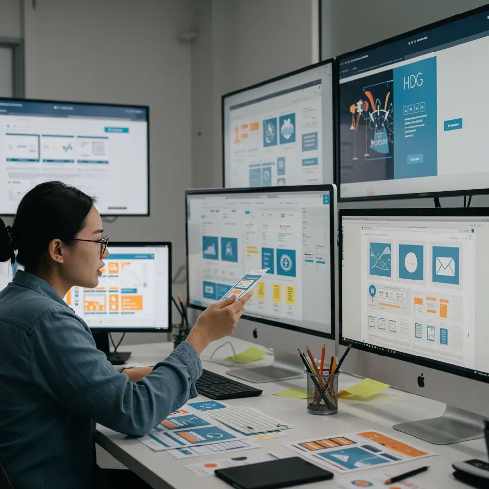 UX wireframe planning and website structure review for Vancouver web design