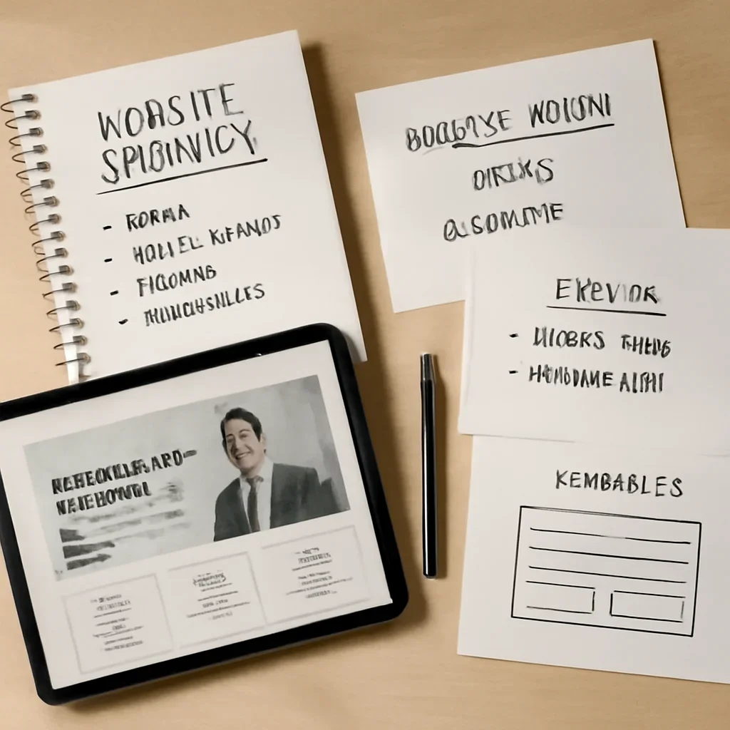 Vancouver small-business website pricing review with sitemap, content, design and project scope notes