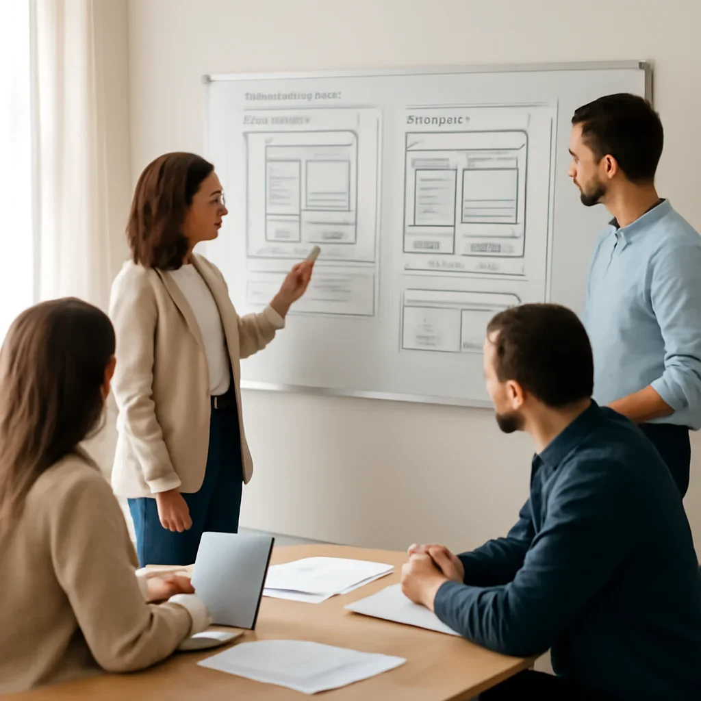 Vancouver website design process showing discovery, sitemap planning, content hierarchy and responsive review