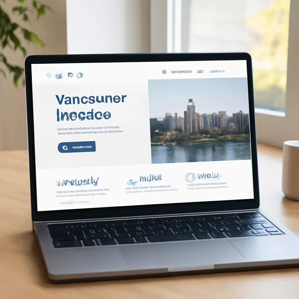 Conversion-focused website concept presented for a Vancouver lead-generation business