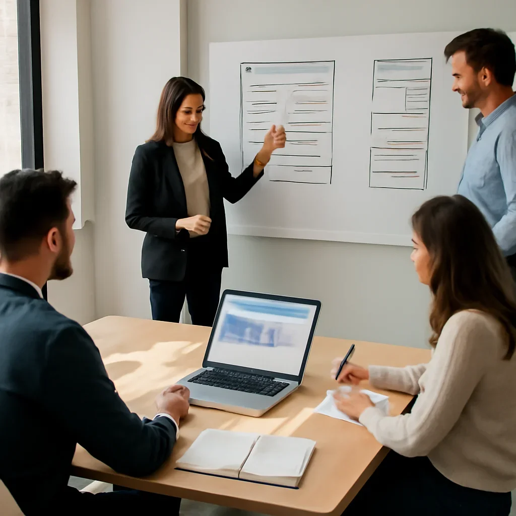 Website design process workshop for website design agency services for vancouver businesses
