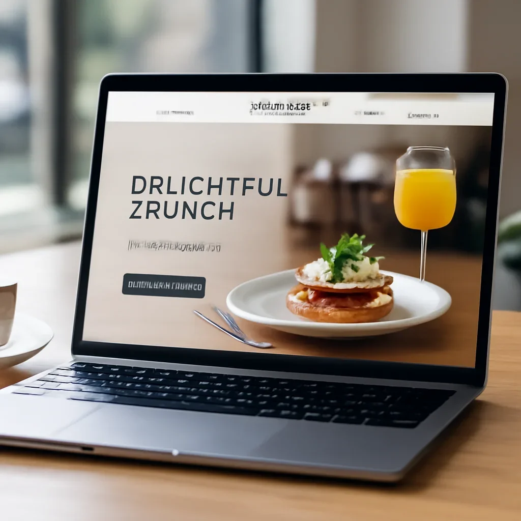 Conversion-focused restaurant website concept presented for a Vancouver dining business