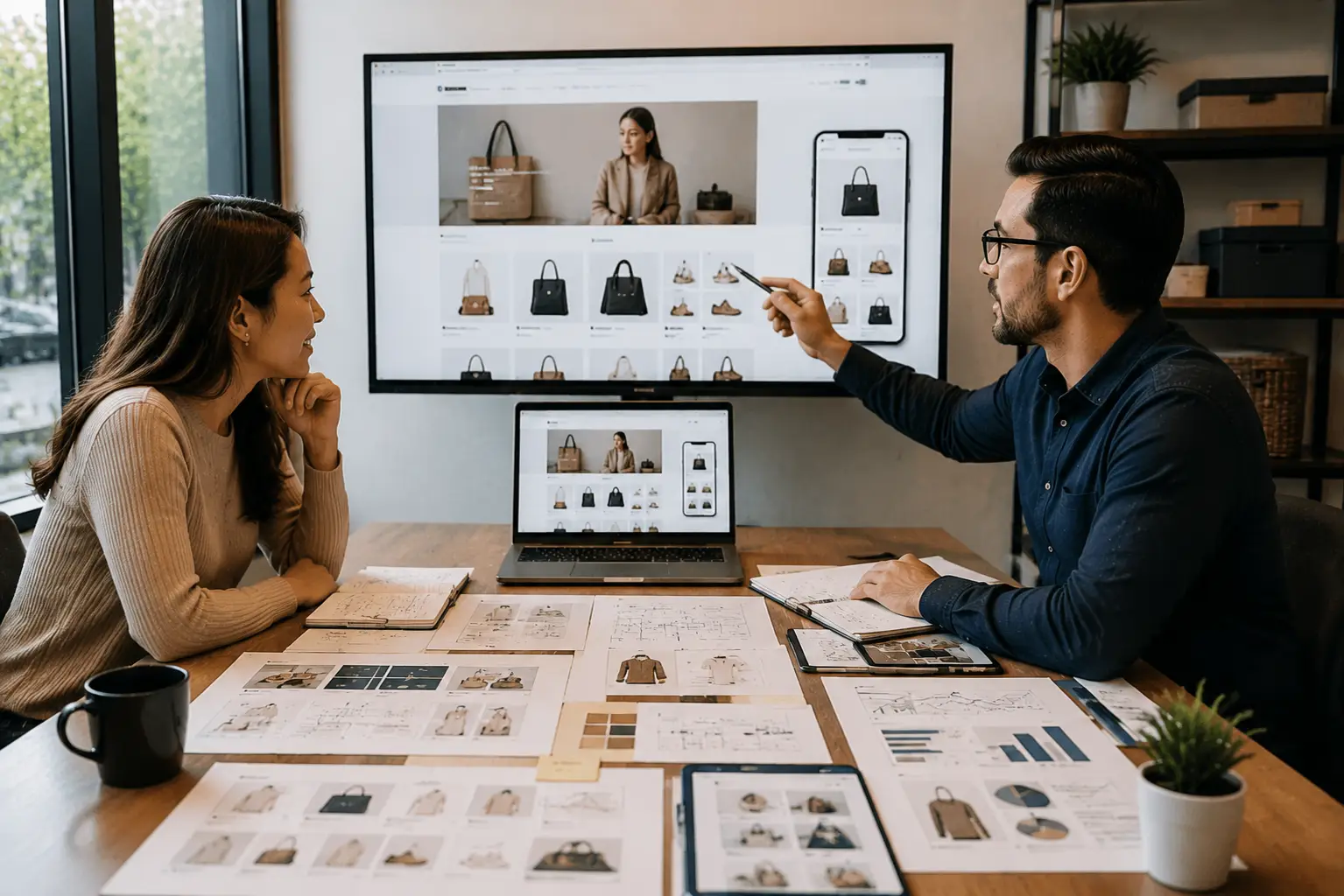 Conversion-focused Shopify website concept presented for a Vancouver ecommerce business