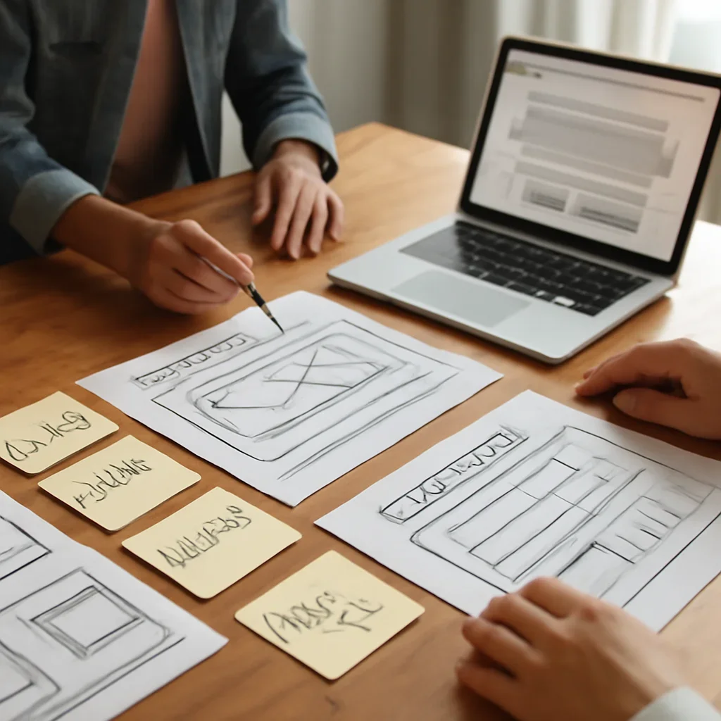 Langley web design planning with service pages, local search structure and conversion notes