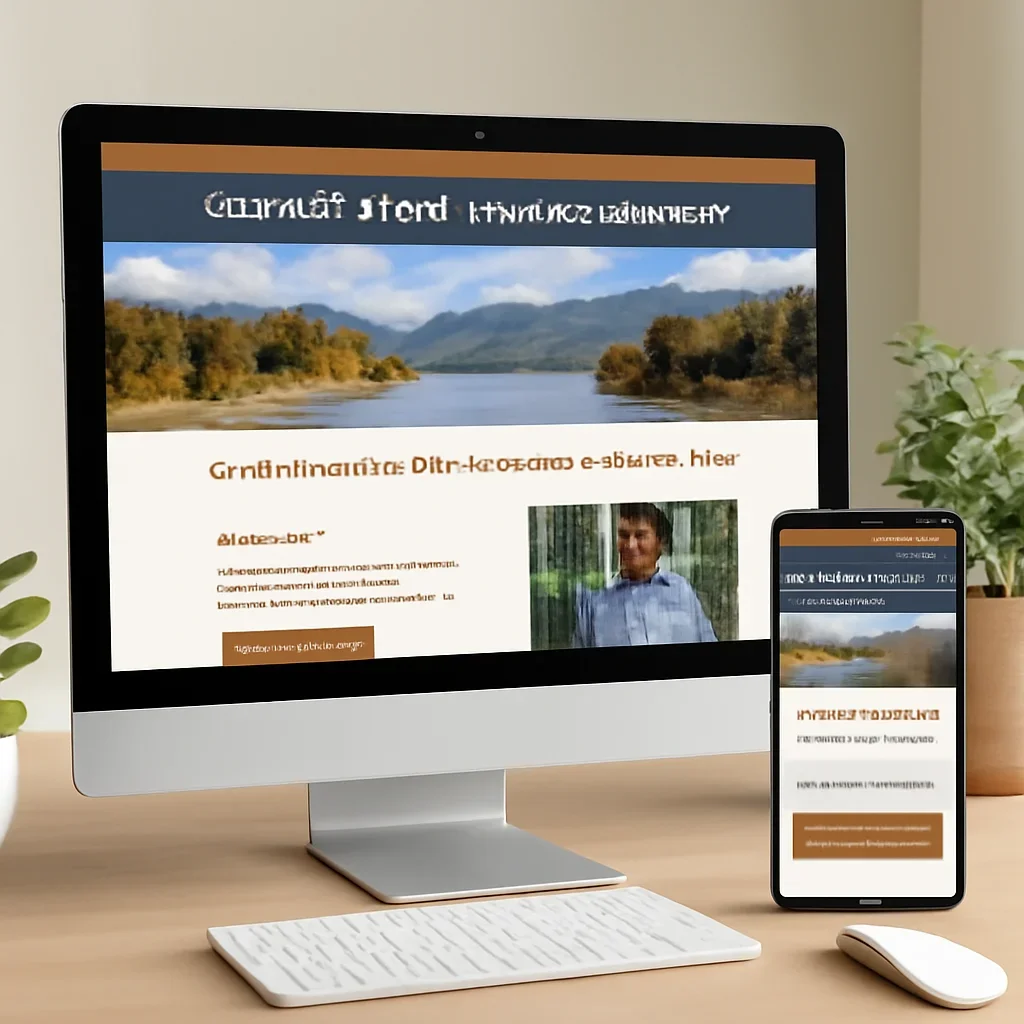 Presentation of a custom Maple Ridge business website concept