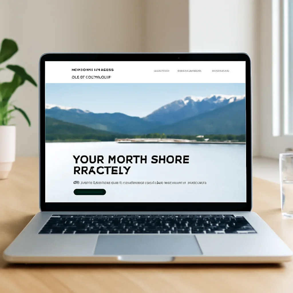 Presentation of a custom North Shore business website concept