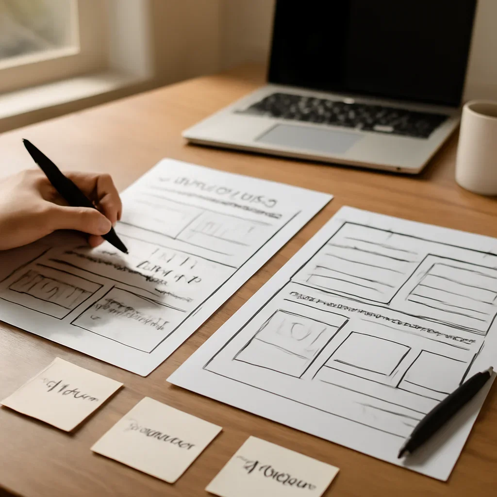 North Vancouver web design planning with service pages, local search structure and conversion notes