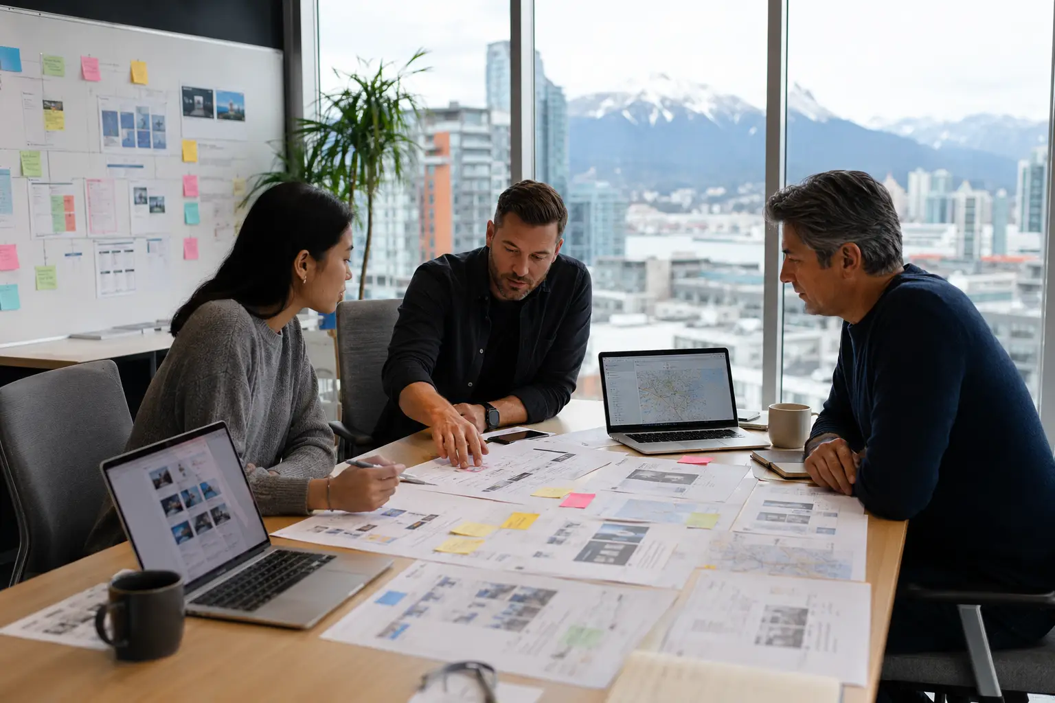 Website strategy session focused on local service pages and Metro Vancouver targeting