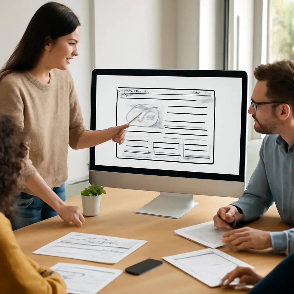 Pitt Meadows website design process with sitemap planning, content hierarchy and responsive review