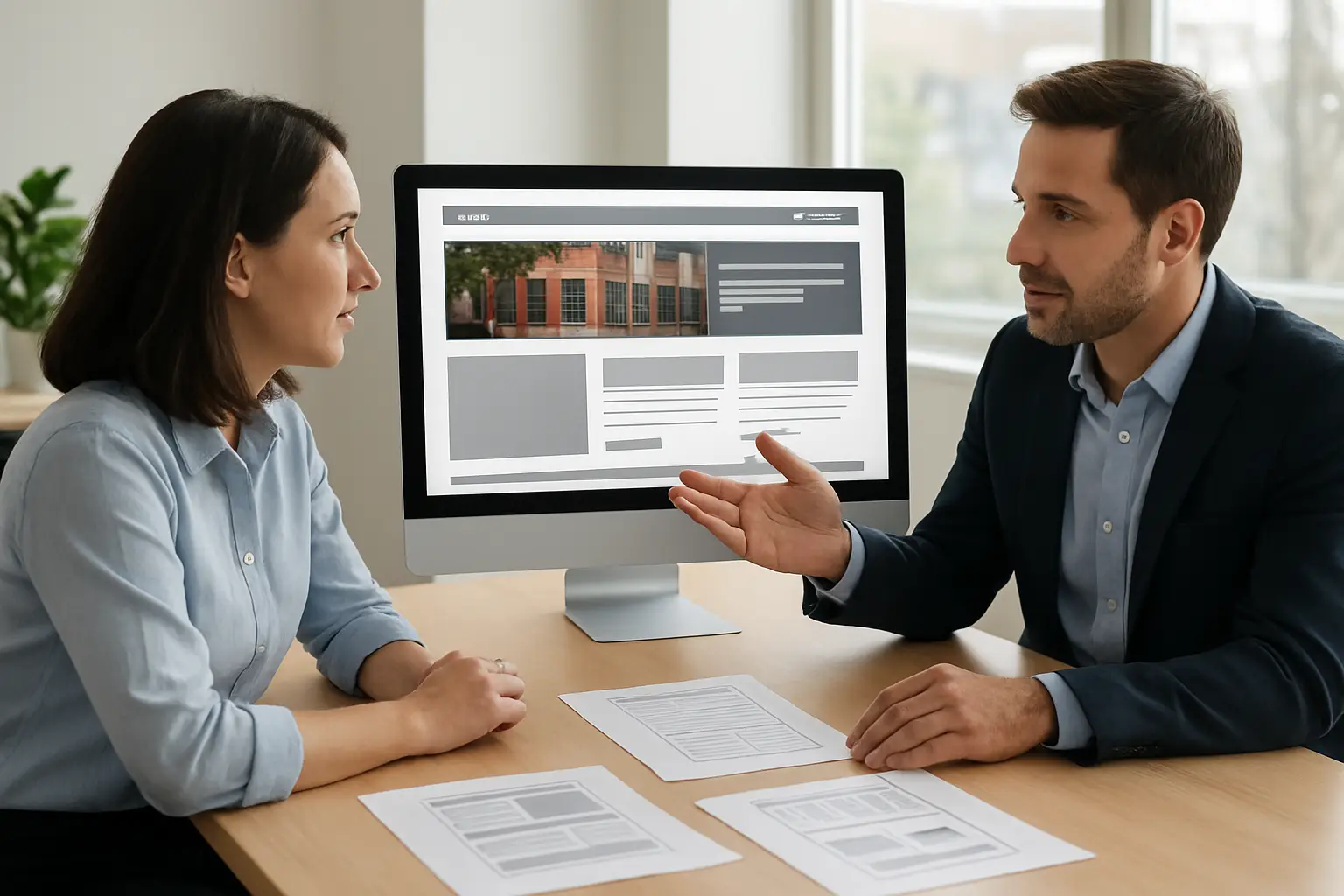 Presentation of a custom Port Coquitlam business website concept