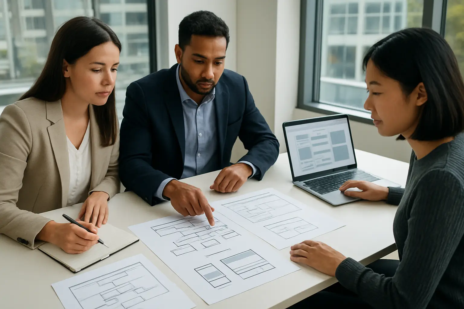 Port Coquitlam website design process with sitemap wireframes and conversion planning