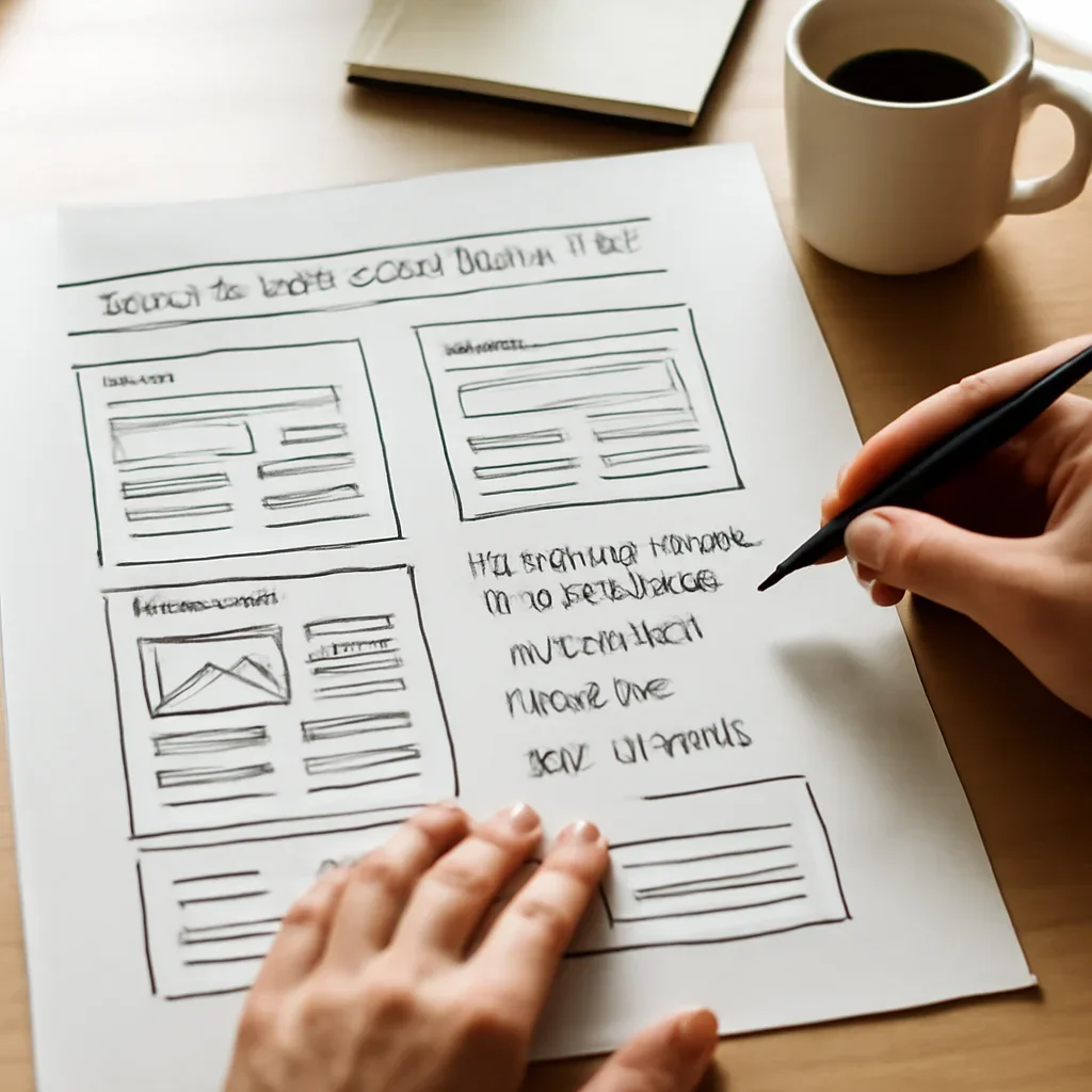 Port Moody business website planning with wireframes and local service content