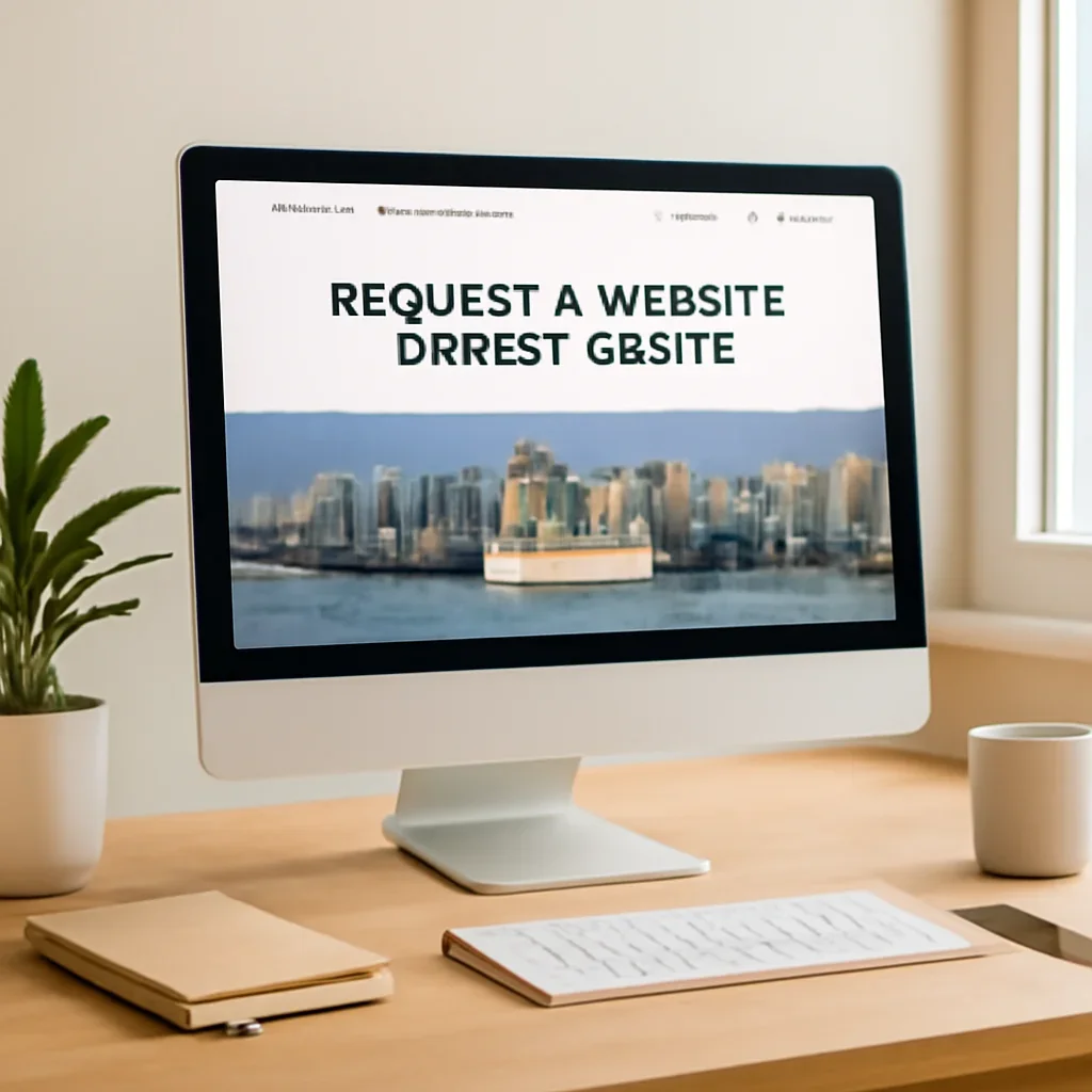 Vancouver business owner reviewing a clearly defined website proposal and project priorities