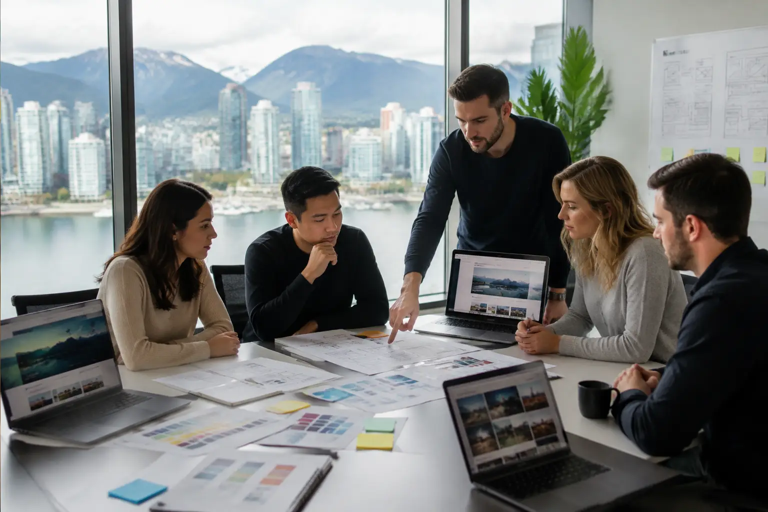Website Design and Development as One Coordinated Service strategy session in Vancouver