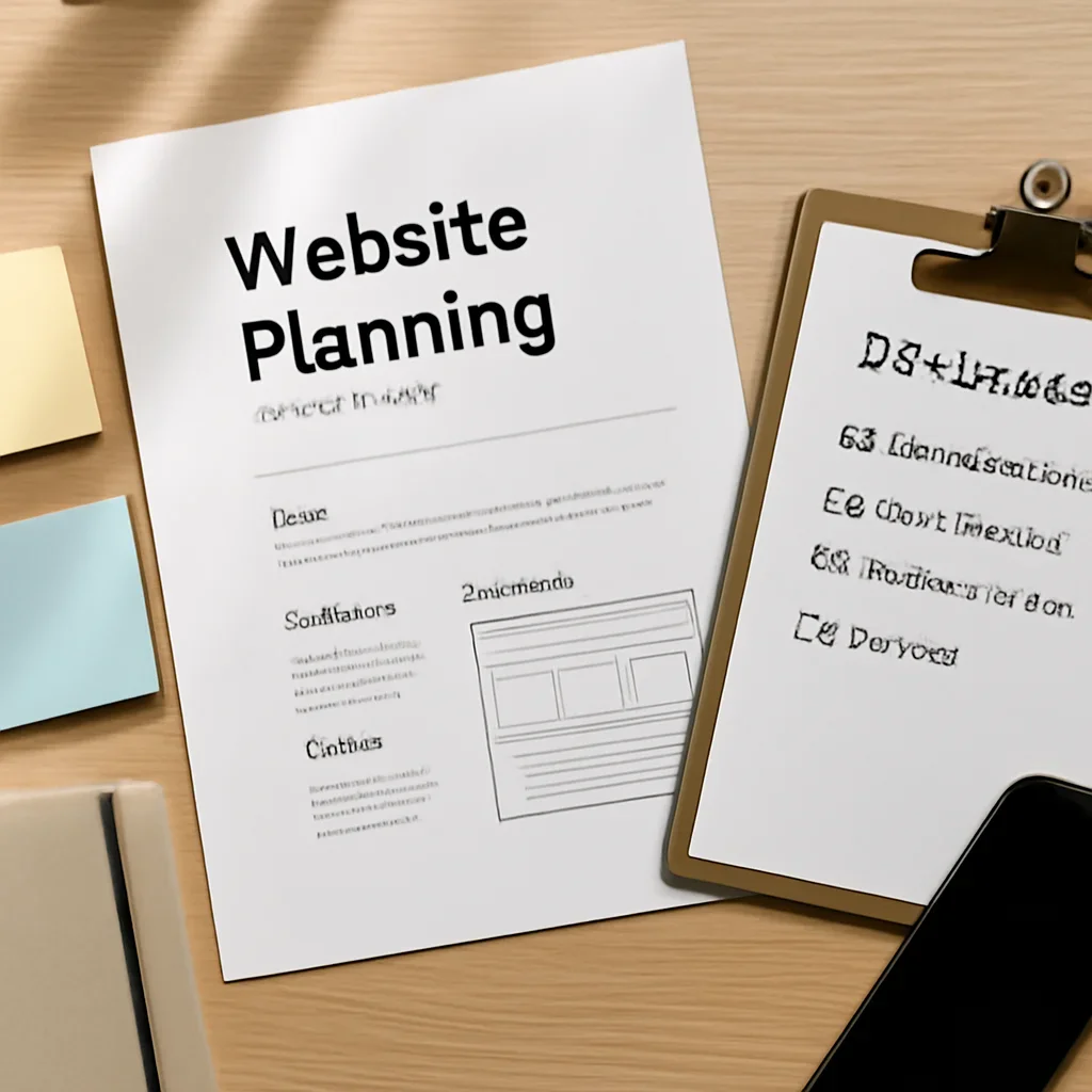 Vancouver website launch checklist with page wireframes, content approvals and quality assurance notes