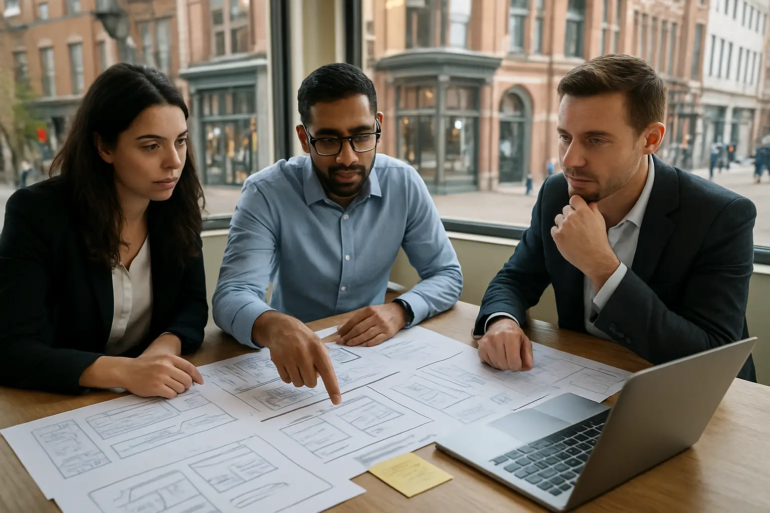 Gastown website design process with sitemap wireframes and conversion planning