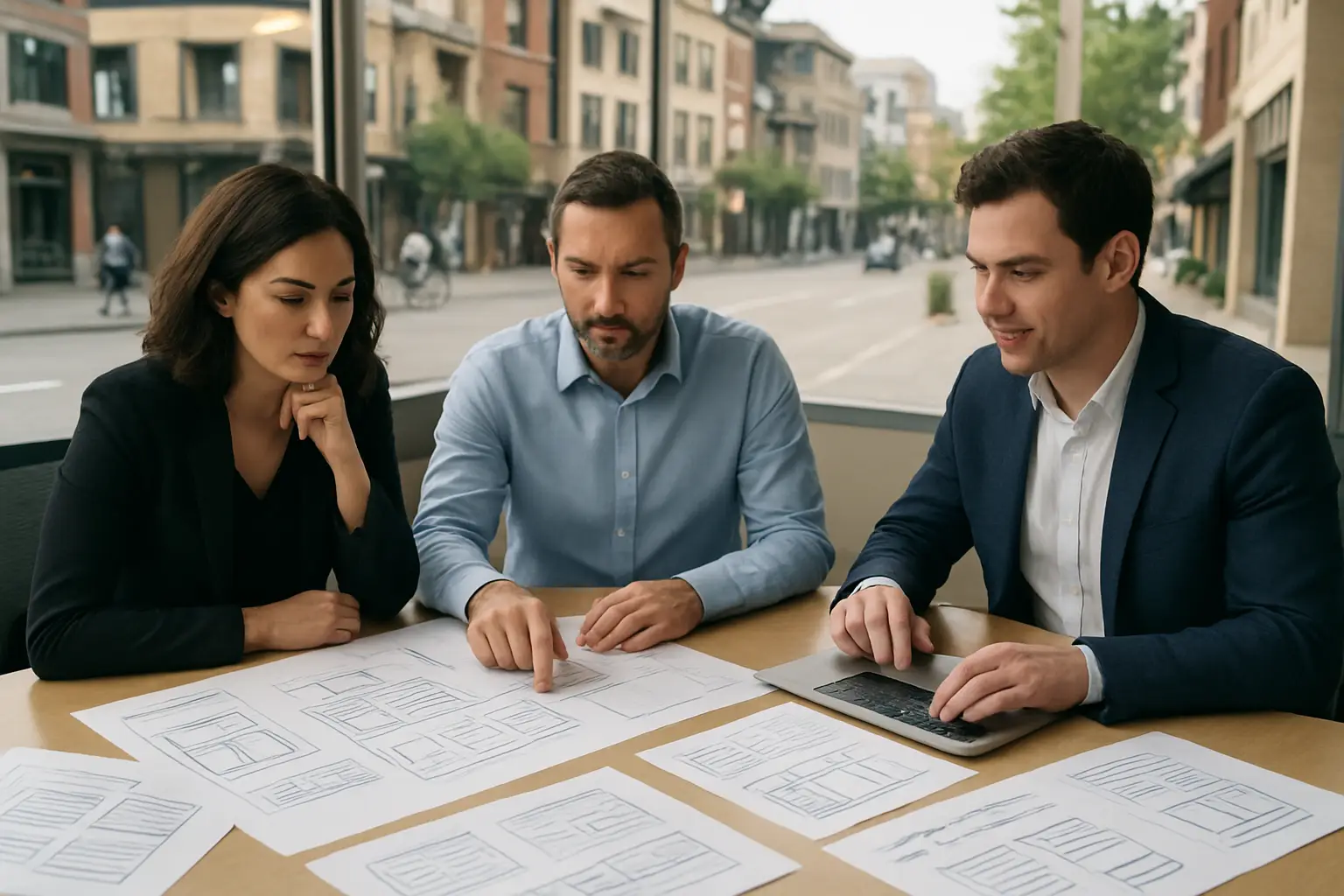 Mount Pleasant website design process with sitemap wireframes and conversion planning